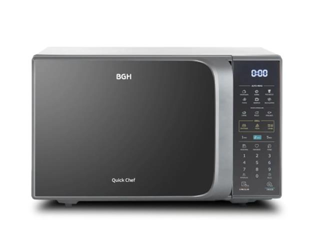 Microondas Digital BGH PIH049510 con Grill 23 lts Silver ECO