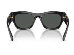 Lentes de sol Versace, Medusa Biggie negros con dorado - 2