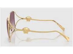 Lentes de sol Versace, Medusa Biggie dorados con violeta - 2