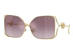 Lentes de sol Versace, Medusa Biggie dorados con violeta