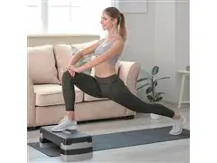Banco Step Altera Ejercicio Fitness Gym Ajustable 3 Alturas - 6