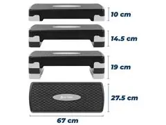 Banco Step Altera Ejercicio Fitness Gym Ajustable 3 Alturas - 3
