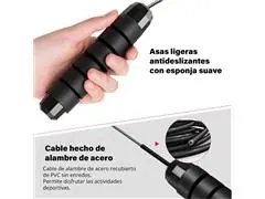 Cuerda para Saltar Boxeo Crossfit Mango Antideslizante 3m - 3
