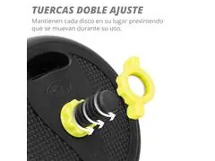 Mancuernas 20 Kg Altera Set Ajustables Disco Barra Pesa Rusa - 5