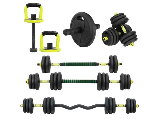 Mancuernas 20 Kg Altera Set Ajustables Disco Barra Pesa Rusa