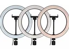 Aro de luz con tripie ajustable de 45 cm – 160 cm - 2