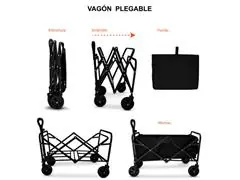 Carrito multiusos plegable - 7