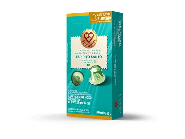 Cápsula de Café Compatíveis Nespresso Espírito Santo 3 Corações - 1