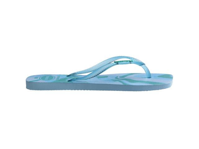 Chinelo Havaianas Square Jelly Fc Azul Lavanda Tam 33-34 - 2