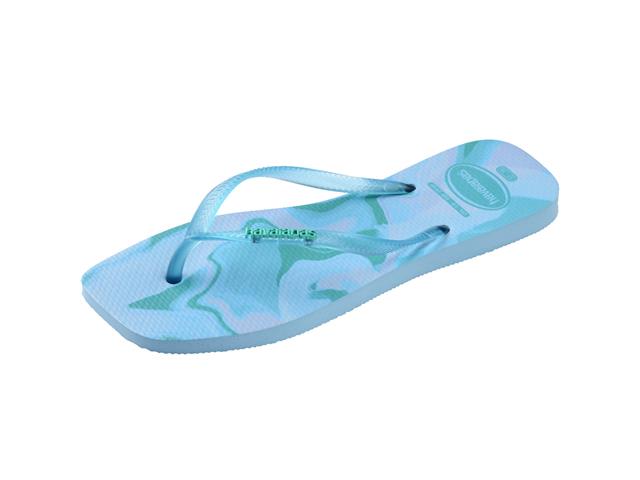 Chinelo Havaianas Square Jelly Fc Azul Lavanda Tam 33-34 - 5