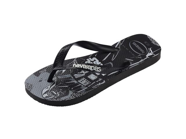 Chinelo Havaianas Star Wars Preto/Preto/Branco Tam 37-38 - 5