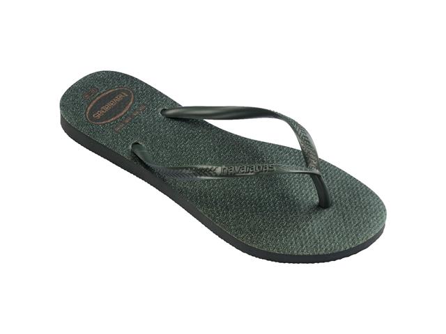 Chinelo Havaianas Slim Gloss Verde Olive Tam 33-34 - 1