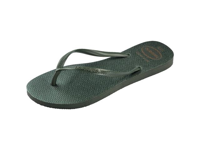Chinelo Havaianas Slim Gloss Verde Olive Tam 33-34 - 5