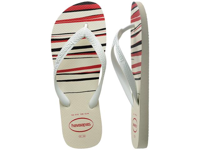 Chinelo Havaianas Top Basic - Branco/Vermelho Tam 37-38 - 4