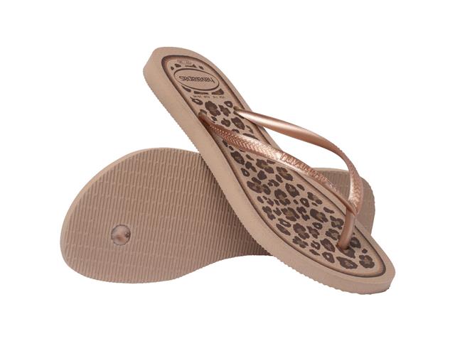 Chinelo Havaianas Slim Animals Rose Gold/Rose Gold Tam 33-34 - 3