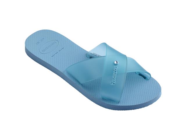 Chinelo Havaianas Aqua Jelly Fc Azul Lavanda Tam 35-36 - 1