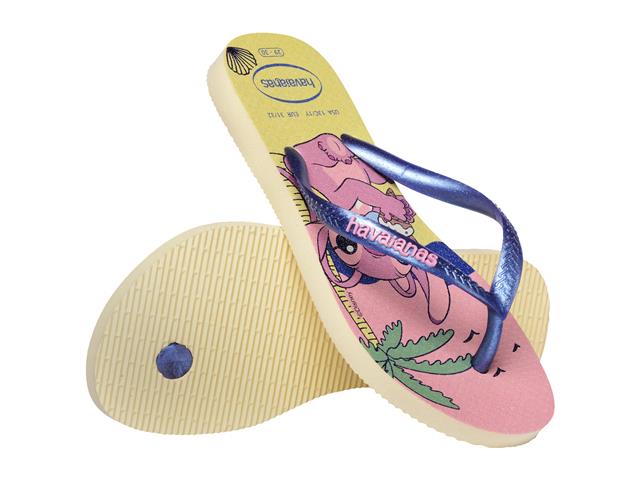 Chinelo Havaianas Kids Slim Disney Fc Buttercream Tam 23-24 - 3
