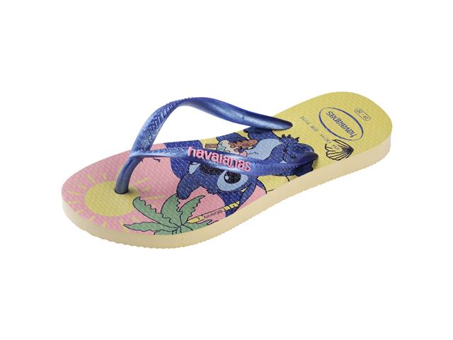 Chinelo Havaianas Kids Slim Disney Fc Buttercream Tam 23-24 - 5