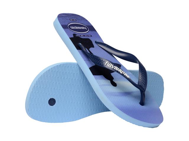 Chinelo Havaianas Top Surfer I Azul Lavanda Tam 37-38 - 3