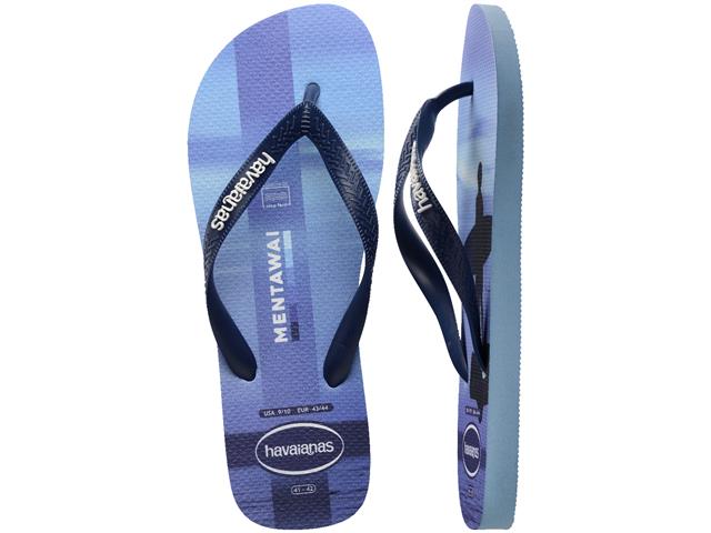 Chinelo Havaianas Top Surfer I Azul Lavanda Tam 37-38 - 4