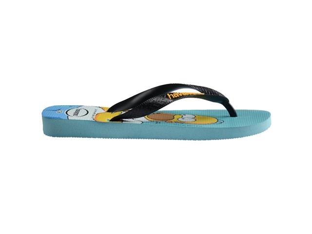 Chinelo Havaianas Simpsons Azul Tradi/Preto Tam 37-38 - 2