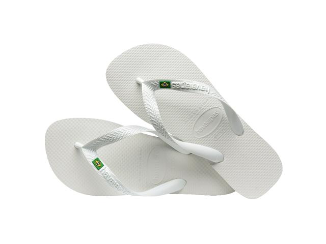Chinelo Havaianas Brasil Branco Tam 35-36 - 3