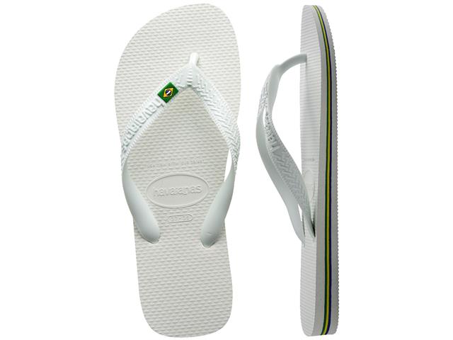 Chinelo Havaianas Brasil Branco Tam 37-38 - 4