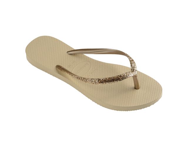 Chinelo Havaianas Slim Glitter Ii Areia Tam 41-42 - 1