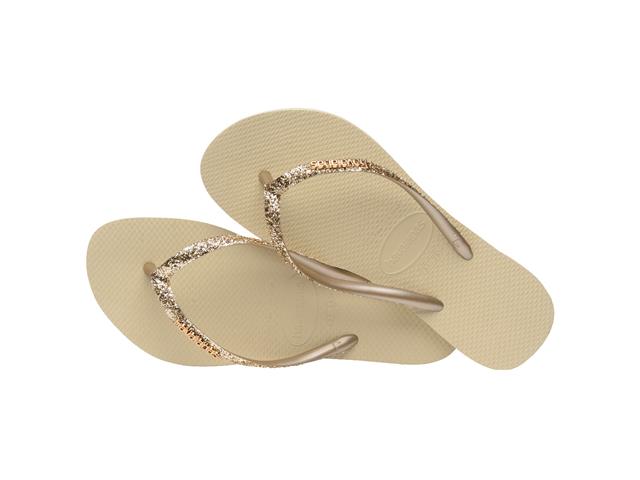 Chinelo Havaianas Slim Glitter Ii Areia Tam 41-42 - 3