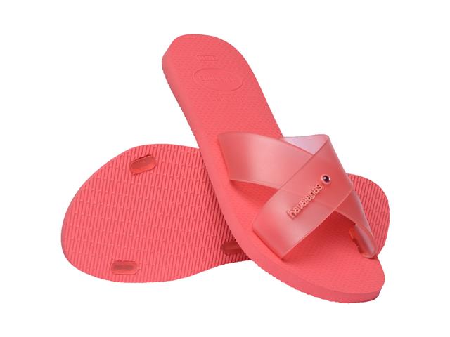 Chinelo Havaianas Aqua Jelly Fc Coral Tropical - 5