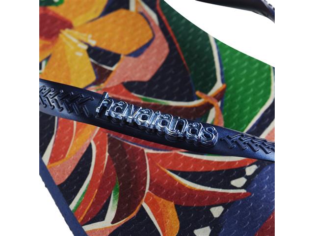 Chinelo Havaianas Slim Tropical Marinho/Marinho - 5
