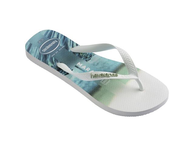 Chinelo Havaianas Top Surfer I Branco/Branco - 1