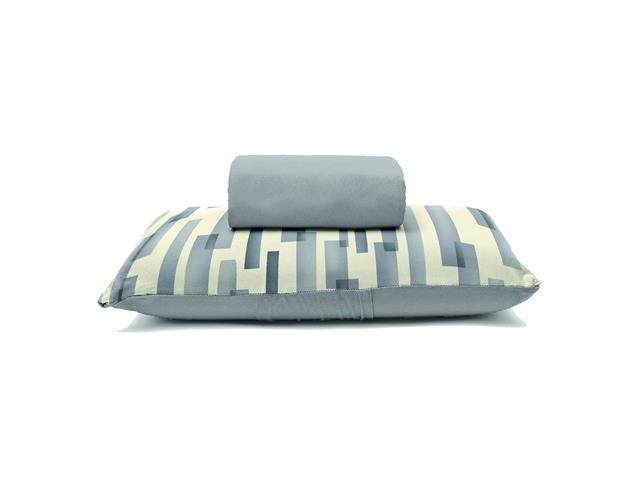Jogo Cama Solteiro Basic Rolinho Est.Natan Grafite 2pc - 3