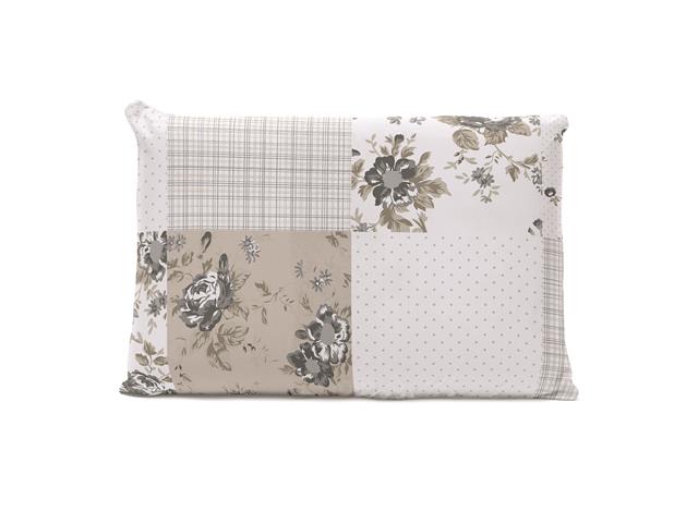 Jogo Cama King Basic Rolinho Est.Scarlet Cinza 3pc - 1