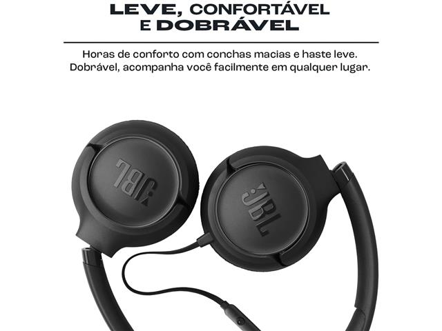 Fone de ouvido com Bluetooth JBLT530BTBLKBR (preto) - 2