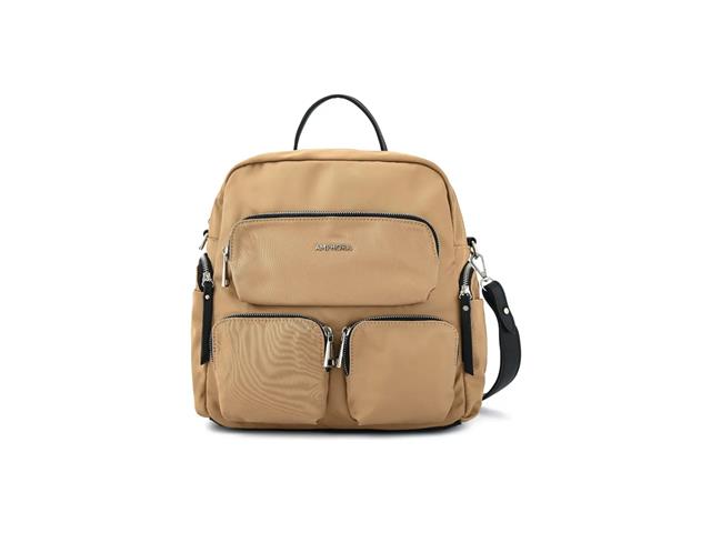 Mochila Amphora Naty Mediana Beige