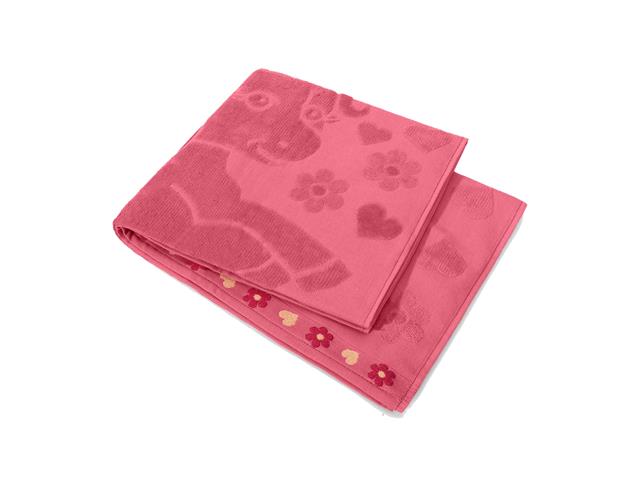 Toalha Infantil Buettner Unicórnio Rosa Chiclete 70x120 cm 1 Peça - 4