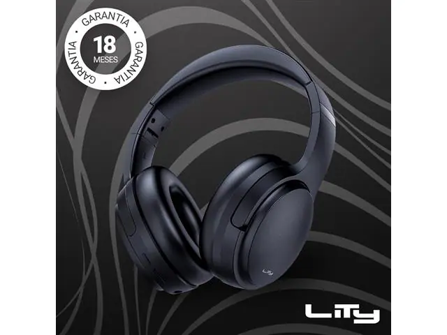 HEADPHONE LITY 5.4 ANC 20H CONEXÃO DUPLA (H10 PRETO) - 8