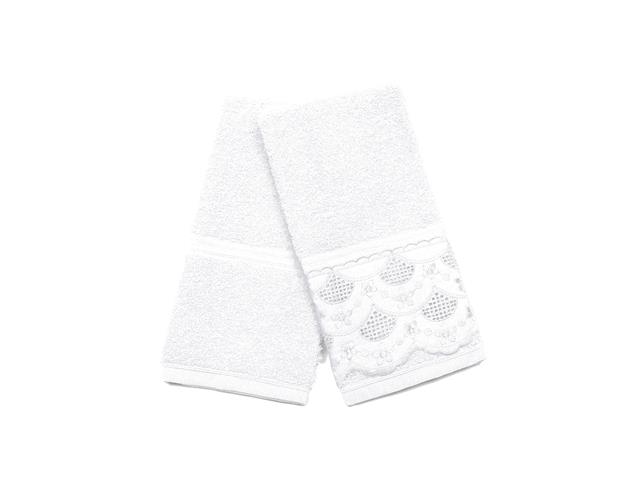 Kit Toalha Buettner Social com Renda Branco - 3