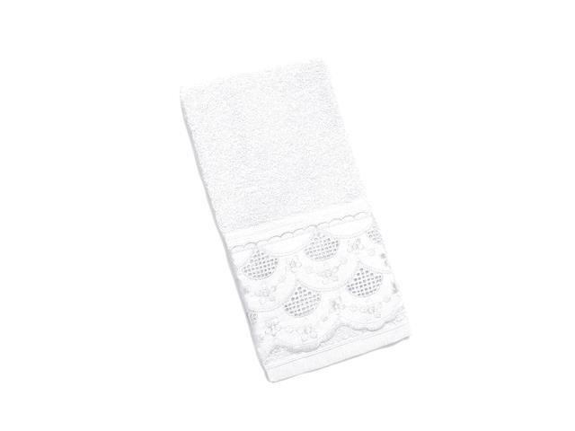 Kit Toalha Buettner Social com Renda Branco - 5
