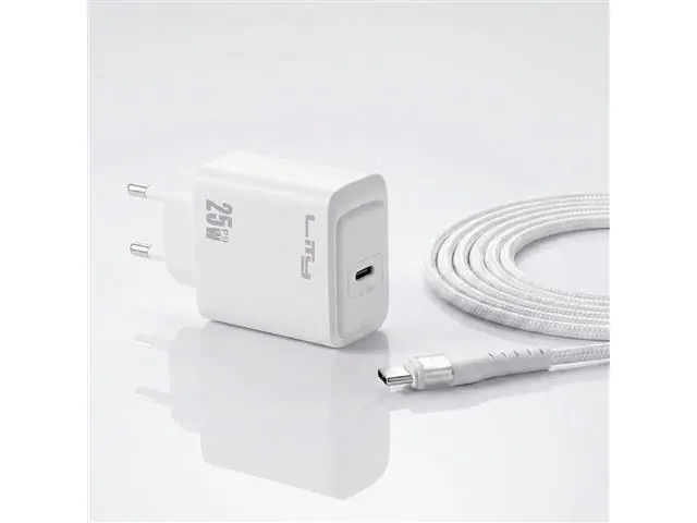Kit Carregador Turbo 25W + Cabo Carregamento e Dados USB-C/USB-C - 3