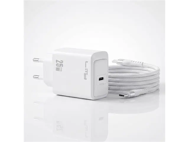 Kit Carregador Turbo 25W + Cabo Carregamento e Dados USB-C/USB-C - 5