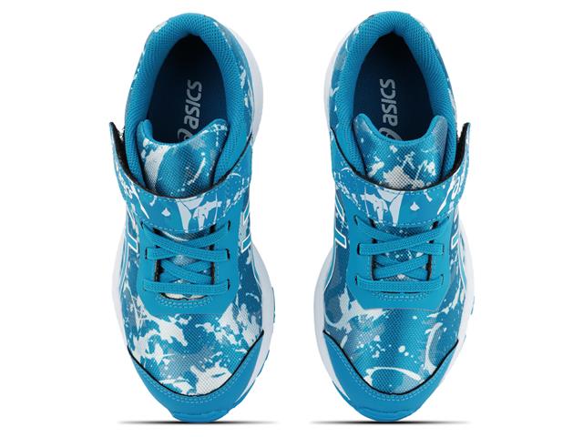 Tênis Asics Fantasy 4 Aegean Blue/White Kids Tam 26 - 6