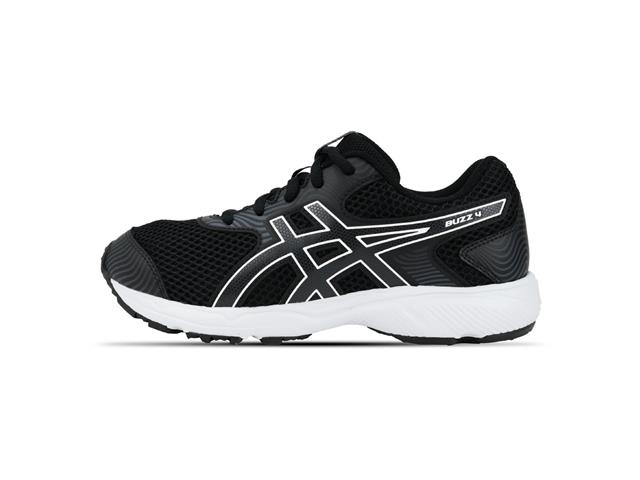 Tênis Asics Buzz 4 Black/Real White Kids Tam 33 - 4