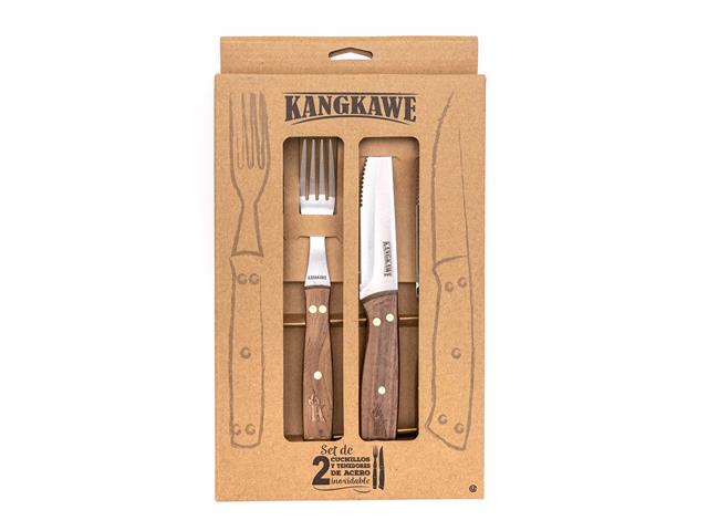 Set Cuchillos + Tenedores X2 Kangkawe