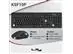 KIT TECLADO E MOUSE SEM FIO LITY ABNT2 107 TECLAS PRETO (KSF10P) - 1