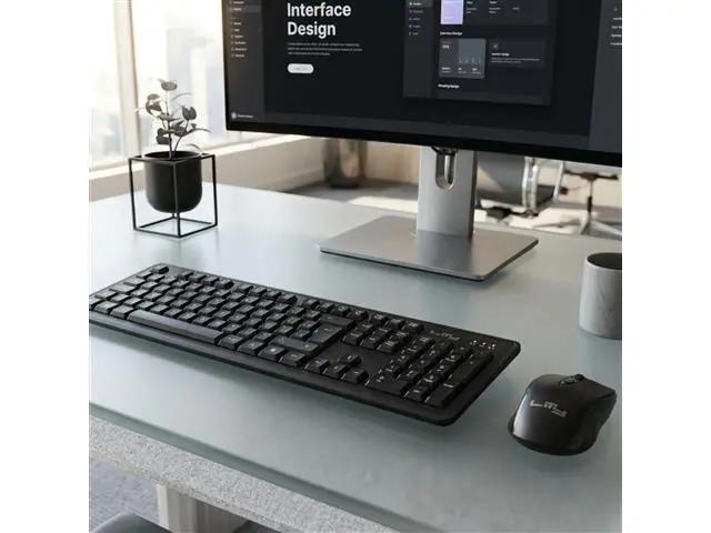 KIT TECLADO E MOUSE SEM FIO LITY ABNT2 107 TECLAS PRETO (KSF10P) - 6
