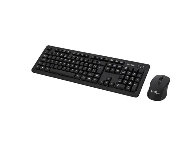 KIT TECLADO E MOUSE SEM FIO LITY ABNT2 107 TECLAS PRETO (KSF10P) - 9