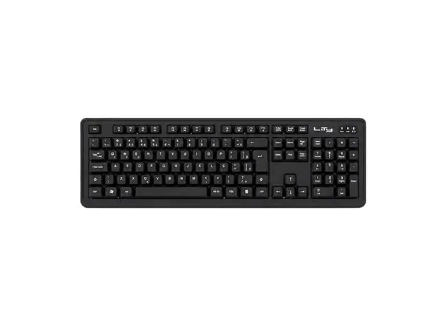 KIT TECLADO E MOUSE SEM FIO LITY ABNT2 107 TECLAS PRETO (KSF10P) - 3