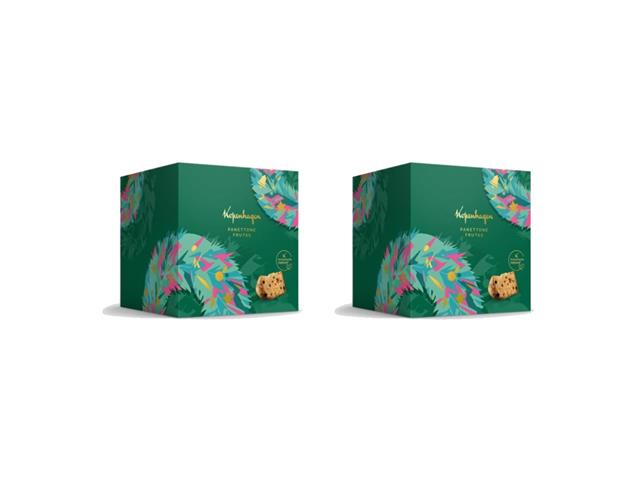 Kit 2 Panettones Frutas Kopenhagen 500g